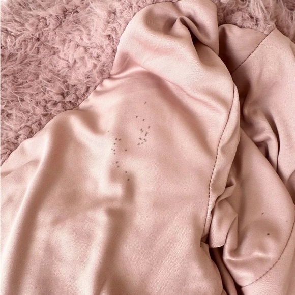 Hyfve Hyfve Hyfve M Teddy Sherpa Pink Faux Fur Coat Lined Good Condition Open - Picture 12 of 13